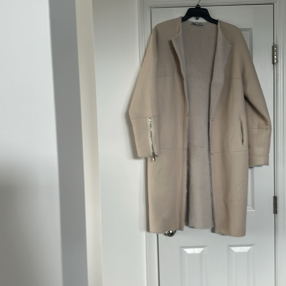 Susan Bender Reversible Shearling Coat - image 6